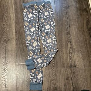 Kids Dinosaur Paleontology Bamboo Pajama Bottoms 9/10
